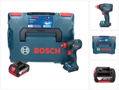 Obrázek produktu pro Bosch GDX 18V-210 C Profesionální akumulátorový rázový utahovák 18 V 210 Nm bez kartáčů + 1x akumulátor 4,0 Ah + modul konektivity + L-Boxx - bez nabíječky