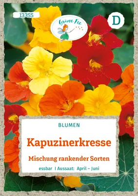 Produktbild von Grüne Fee - Kapuzinerkresse Mischung rankender Sorten Samen - 13355