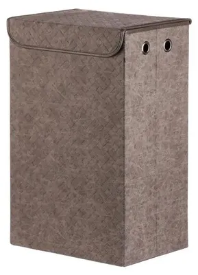 Obrázok produktu pre Autronic Koš prádelní - látkový s víkem šedá barva (DT3009 GREY)