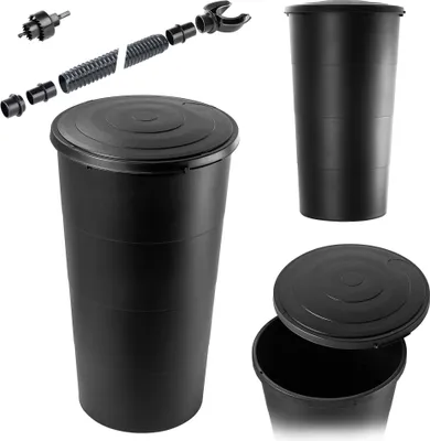 Produktbild von KADAX Regenwassertank 200L Wasserfass-Behälter-Anschlussset