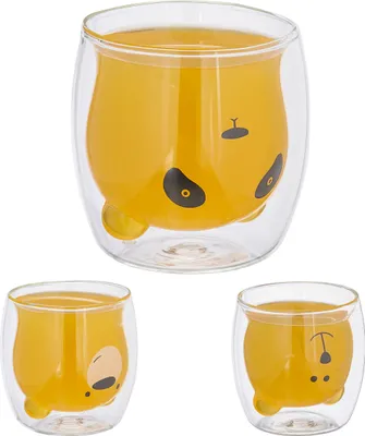 Obrázek produktu pro Sada 3 sklenic na teplé a studené nápoje RD42278, macko