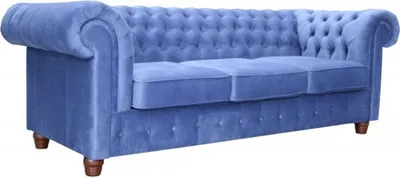 Produktbild von Design Klassiker Chesterfield Big XXL 3 Sitzer Couch Leder Textil Sofas Couchen