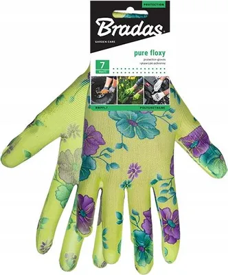Immagine prodotto di Bradas RWPFL7 guanto da giardinaggio da donna in puro floxy colorato M