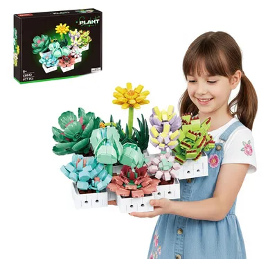 Produktbild von Coil Konstruktionsspielzeug Blumenstrauß 8-in-1 977 Teile