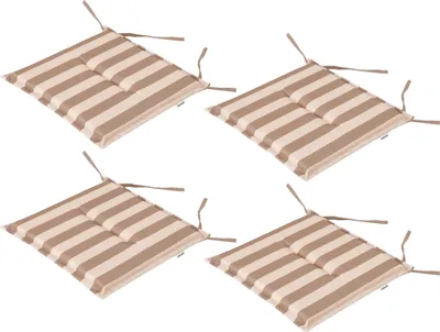 Produktbild von Gartenkissen Set "FROG" – 4er Set (45×45 cm), beidseitig, wetterfest, UV-beständig, Outdoor Stuhlkissen | Pillowprim