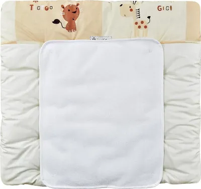 Produktbild von Baby-Delux Wickelauflage 70x75 inkl. abnehmbarer Frotteeauflage Afrika Wickelunterlage Wickelkommode, Wickeltisch Baumwolle waschbar