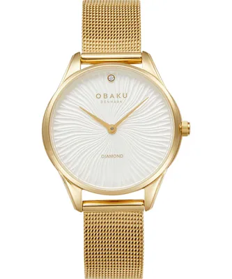 Obrázok produktu pre Dámske hodinky Obaku Smykke Gold