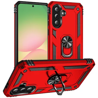 Produktbild von Armor Shield Handyhülle für Samsung Galaxy A57 5G Hülle Ultra Hybrid Case Handy Schutzhülle, Rot