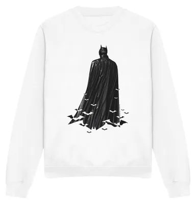 Zdjęcie produktu dla Bluza z kapturem Batman - uni , dla mężczyzn i kobiet, model TV41157 (rozmiar S), kolor biały
