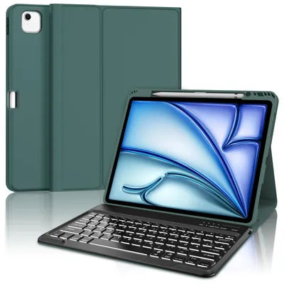 Image de Clavier Bluetooth pour iPad Air 13 pouces - Rétroéclairage 7 couleurs