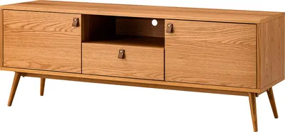 Produktbild von home24 Tv-Lowboard - Echtholzfurnier Eiche - 150 cm