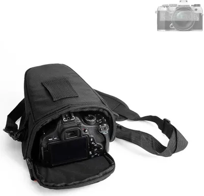 Produktbild von K-S-Trade Kameratasche Fototasche Schultertasche Umhängetasche kompatibel mit Olympus OM System OM-5 Colt  für Systemkameras Schutzhülle bag