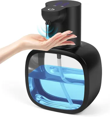 Image de Distributeur de savon automatique - Électrique - 500 ml - Noir