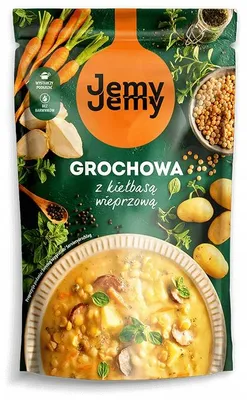 Zdjęcie produktu dla Jemy Zupa grochowa z kiełbasą wieprzową 450 g