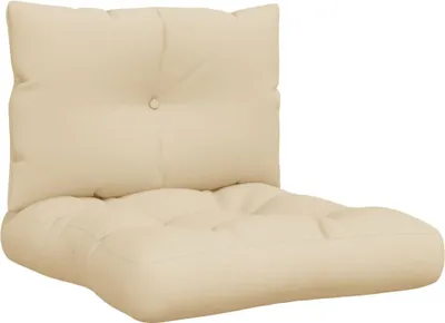 Immagine prodotto di vidaXL Cuscino Pallet 2 pezzi Tessuto beige