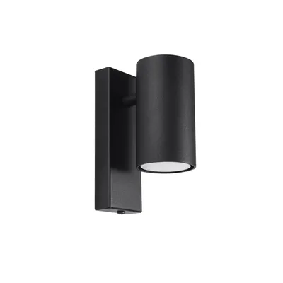 Zdjęcie produktu dla Kinkiet UTTI czarny 1xGU10x10W metal wym:15x6x10cm IP20 Sollux Lighting