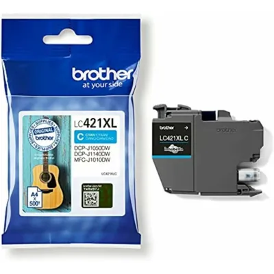 Produktbild von Brother LC-421XLC Tintenpatrone Cyan für DCP-J1050DW DCP-J1140DW MFC-J1010DW XL