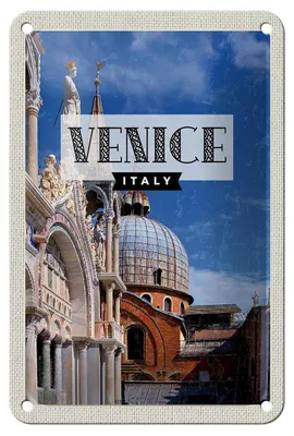 Produktbild von Blechschild Reise 12x18cm Venice Italien Architektur Dekoration