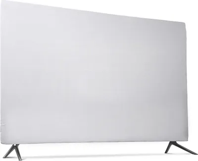 Produktbild von INF Dehnbare Stoff-TV-Abdeckung Staubschutzhülle Universal Silber 55 Zoll