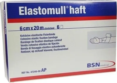 Obrázek produktu pro Elastomull lepidlo 6 cmx20 m 47246 Fixační páska 6 ks