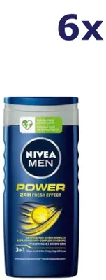 Produktbild von 6x Nivea men Power Fresh Shower Gel 250 ml