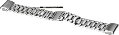 Produktbild von vhbw Ersatz Armband kompatibel mit Garmin Fenix 5s, 5S Plus, 6S Fitnessuhr, Smartwatch - 20,4 cm Edelstahl silber