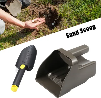 Image de Ensemble pelle à sable et bêche, accessoires pour outils de fouille pour la recherche de métaux et la chasse au trésor