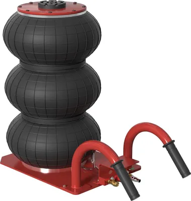 Obrázok produktu pre JOIEYOU 3T Pneumatický automobilový zdvihák Air Jack Air Jack so 150-400 mm trojitým vreckovým vzduchovým zdvihákom a zakrivenou rukoväťou 6600 libier zdviháka pre SUV nákladné automobily