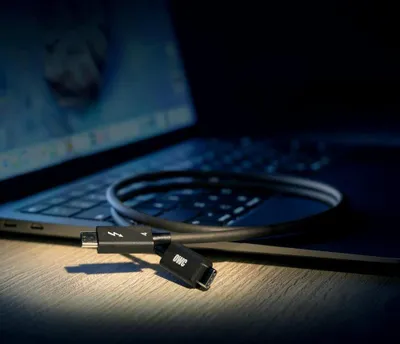 Immagine prodotto di OWCCBLTB4C0.8M Cavo Thunderbolt 0,8 m 5000 Gbit/s nero (OWCCBLTB4C0.8M)