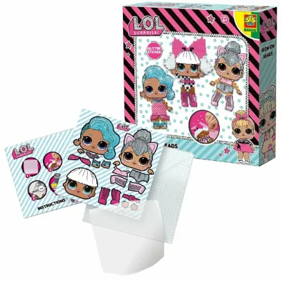 Produktbild von SES Creative L.O.L. - Bügelperlen, 1400 Stück(e), 6 Jahr(e), Mädchen, Kind, Mehrfarbig, 1400 Stück(e)