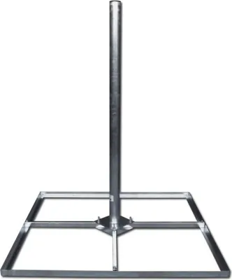 Produktbild von Mastfuß Holland smartTS100Steel f.4 Steinplatten 50x50cm,1m,D=50mm