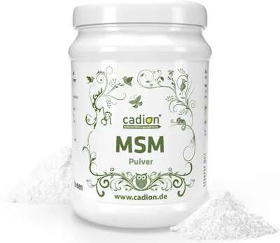 Produktbild von Cadion MSM Pulver Methylsulfonylmethan 1 kg  organischer Schwefel  99,93% Reinheit