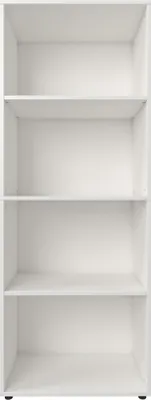 Produktbild von Regal Dekoregal Bücherregal Standregal Büroregal Beistellregal "Trio 4" Weiß