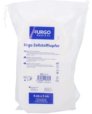 Produktbild von URGO Zellstofftupfer, 2X500 St TUP