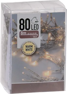 Obrázok produktu pre 1.01 LED rozprávkové svetlá 80 LED - Farba: WARM WHITE