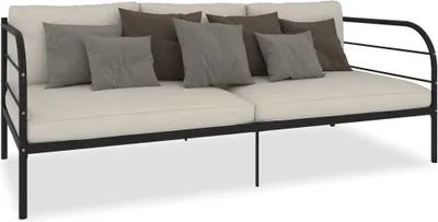Zdjęcie produktu dla Rama Leżanki, Czarna, Metalowa, 90 X 200 Cm Lumarko!