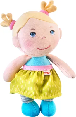 Produktbild von HABA Talisa Stoffpuppe, mehrfarbig, 15 cm groß, waschbar bei 30 °C, ab 0 Jahren