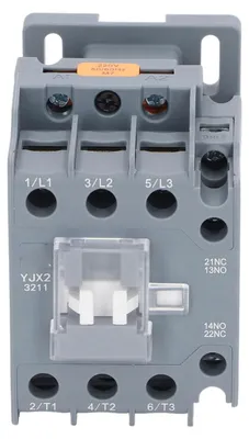 Imagen del producto de Contactador AC, bobina de cobre, 3 fases, 1 contacto normalmente cerrado (NC), contacto de plata, interruptor de circuito, controlador, 32 A, 220 V