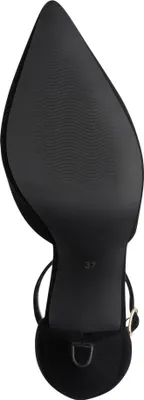 Produktbild von MARCO TOZZI Damen Pumps offene spitze Stiletto Riemchenpumps 2-24408-46, Größe:40 EU, Farbe:Schwarz
