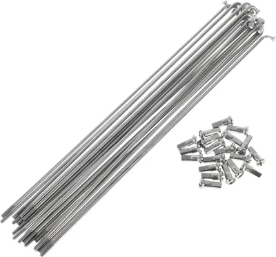 Produktbild von 20 Satz 13G Fahrradspeichen 195mm Fahrradspeichen 304 Edelstahl Silberton