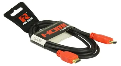 Produktbild von HDMI Kabel AX180 vergoldet Standard mit Ethernet 1,80 Meter FULL HD 1080p 3D Blu-ray