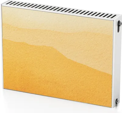 Produktbild von Goldene Farbe – Magnetische Heizkörperabdeckung – 80x60 cm – Magnet Heizkörperabdeckung – 3D Würfel – Heizkörperverkleidung – Magnetische Wandverkleidung – Wetterfest
