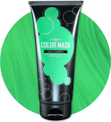 Produktbild von Headshot Color Mask Haarmaske Hallogreen (200 ml)