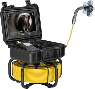 Productafbeelding van Rioleringscamera van 50 meter (165 voet) met automatische nivellering, voorzien van een 23 cm (9 inch) scherm en 36x zoom