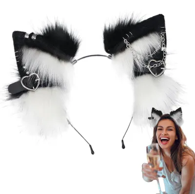 Productafbeelding van Kattenoren Haarband - Cosplay Kostuum Accessoire