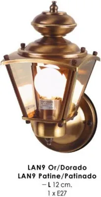 Zdjęcie produktu dla Lampa ścienna Casa Padrino w nostalgicznym stylu - Nostalgiczne lampy ścienne