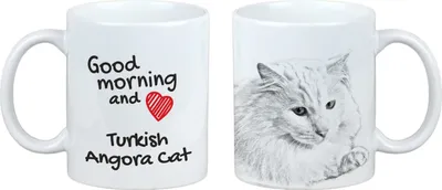 Produktbild von Art-Dog Keramiktasse Türkisch Angorakatze