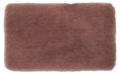 Produktbild von GÖZZE Deluxe extra weicher Hochflor Badteppich rutschfester Mikrofaser-Badvorleger Sand Braun 70 x 120 cm