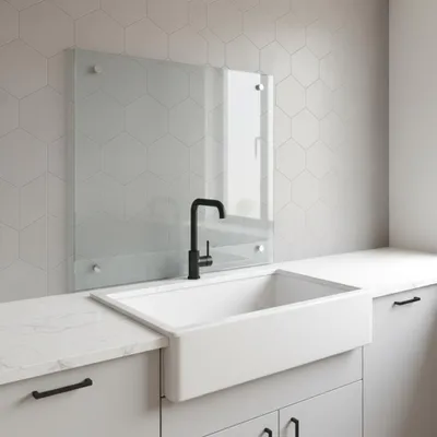 Obrázek produktu pro Kuchyňský splashback 70x50cm splashback dlaždice backsplash sporák splashback čiré sklo