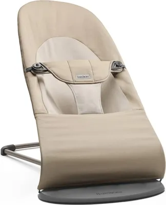 Produktbild von BabyBjörn Babywippe Balance Soft – Gewebt – Khaki-Beige